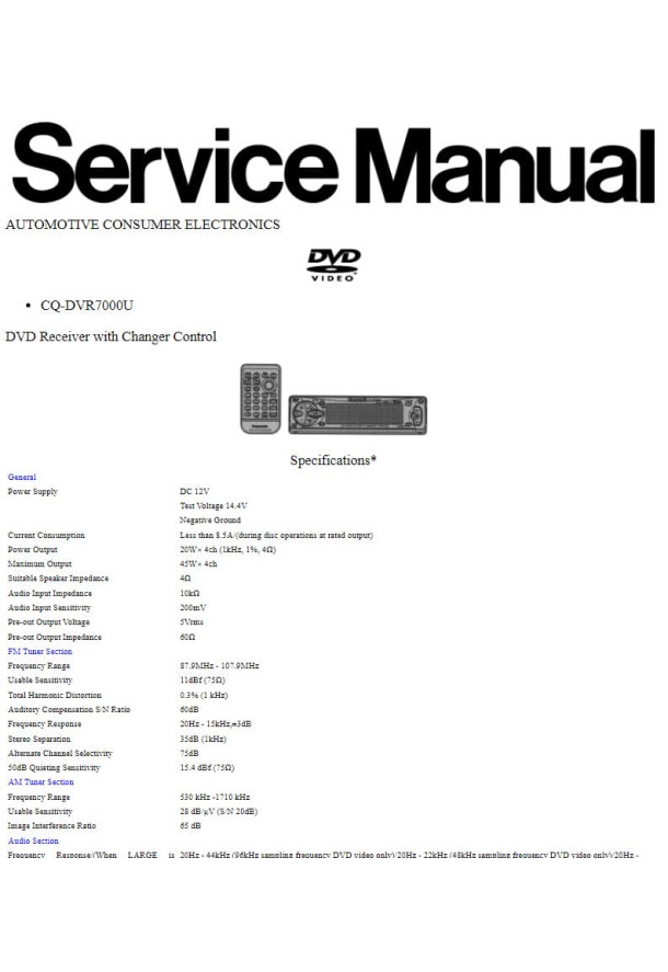 CQ-DVR7000U